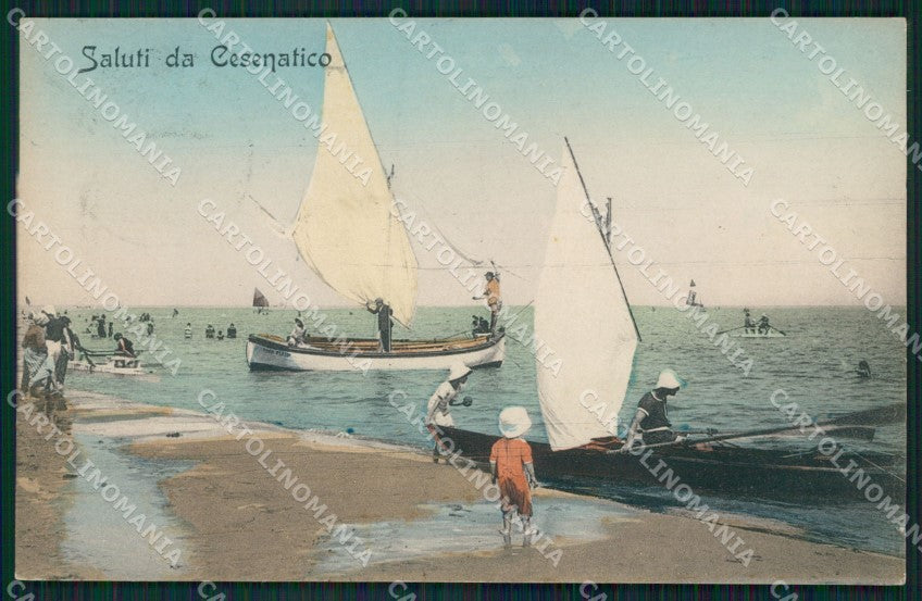 Forlì Cesenatico Barche cartolina QT3326 – fronte