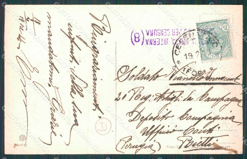 Forlì Cesenatico Porto Canale Barche cartolina QT3328 – retro
