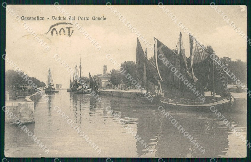 Forlì Cesenatico Porto Canale Barche cartolina QT3330 – fronte