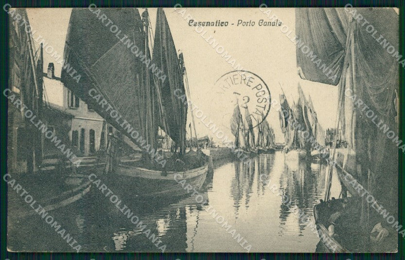 Forlì Cesenatico Porto Canale cartolina QT3337 – fronte