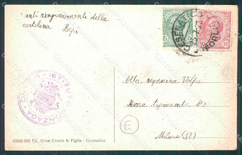 Forlì Cesenatico Porto Canale cartolina QT3337 – retro