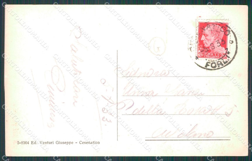 Forlì Cesenatico Pescatori cartolina QT3340 – retro