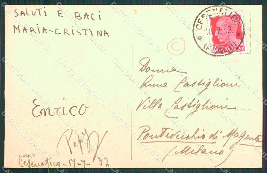 Forlì Cesenatico cartolina QT3348 – retro