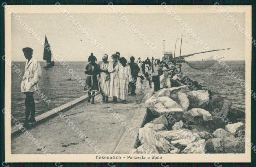 Forlì Cesenatico Molo cartolina QT3350 – fronte