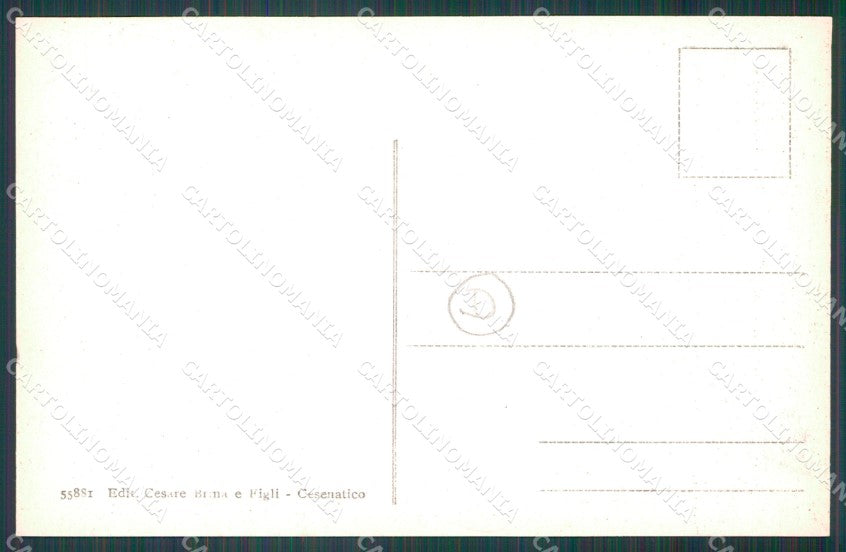 Forlì Cesenatico Molo cartolina QT3350 – retro