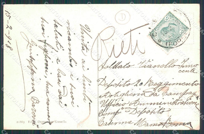 Forlì Cesenatico cartolina QT3352 – retro