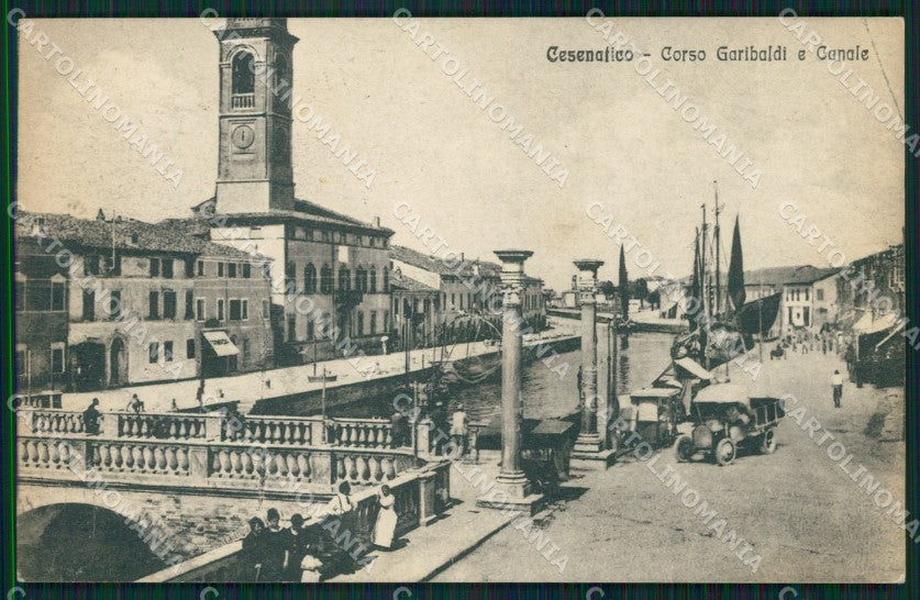 Forlì Cesenatico Porto Canale Autocarro cartolina QT3367 – fronte