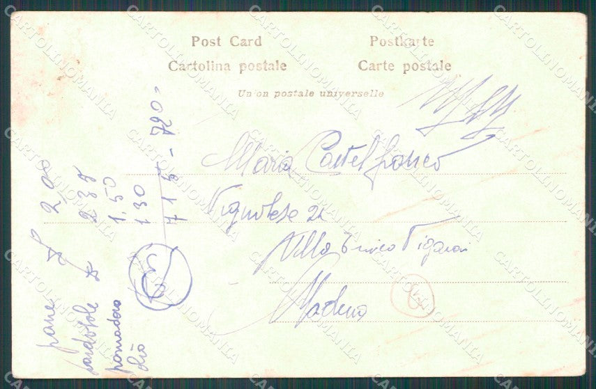 Forlì Cesenatico Garibaldi Alterocca 2073 cartolina QT3368 – retro