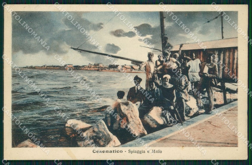 Forlì Cesenatico Molo cartolina QT3370 – fronte