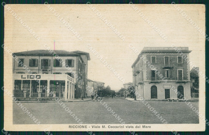 Rimini Riccione PIEGHINA cartolina QT3433 – fronte