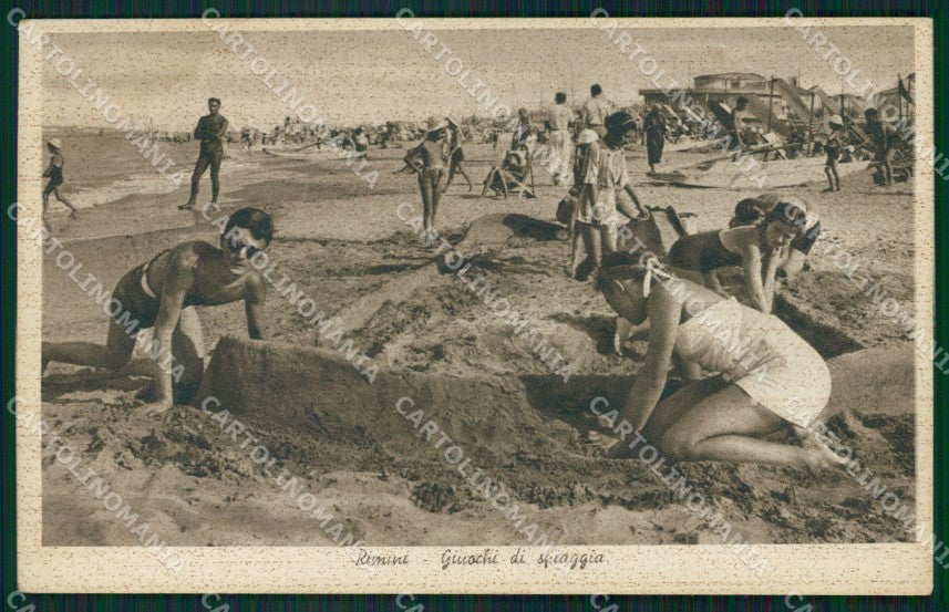 Rimini Città Spiaggia cartolina QT3449 – fronte