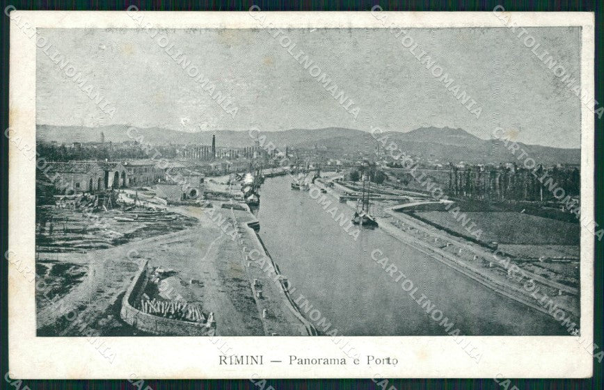 Rimini Città Porto cartolina QT3456 – fronte