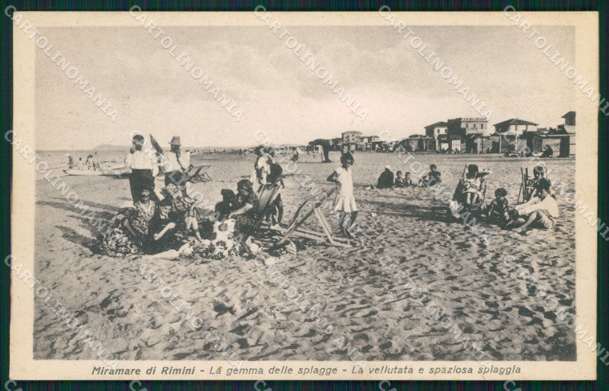 Rimini Città Spiaggia cartolina QT3461 – fronte