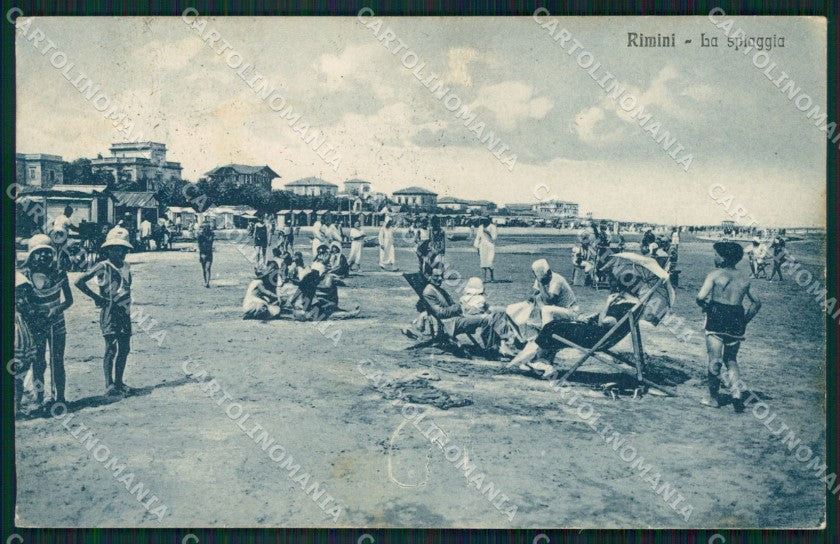 Rimini Città Spiaggia cartolina QT3468 – fronte