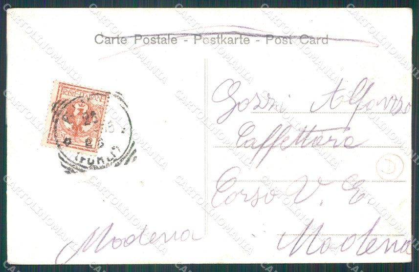 Rimini Città Spiaggia Alterocca 1605 PIEGA cartolina QT3480 – retro