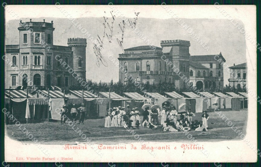 Rimini Città Spiaggia cartolina QT3481 – fronte