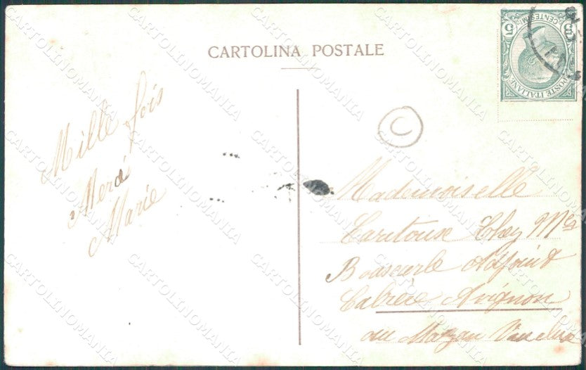 Rimini Città Porto Canale Barche cartolina QT3501 – retro
