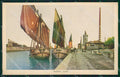 Rimini Città Porto Canale Barche cartolina QT3505 – fronte
