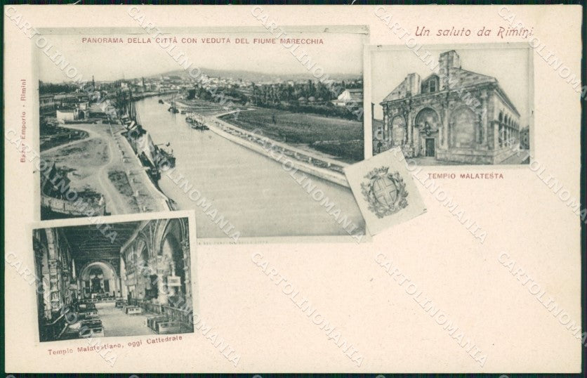 Rimini Città Saluti da cartolina QT3522 – fronte