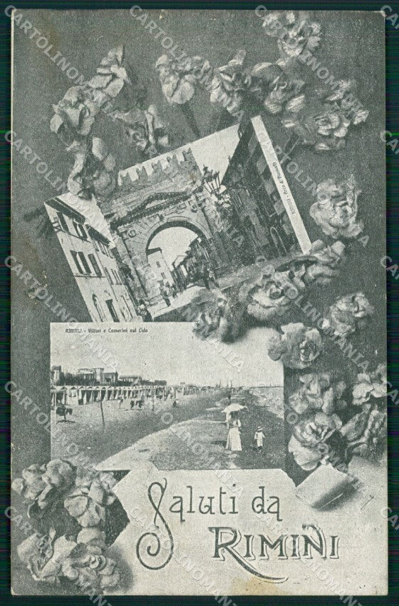 Rimini Città Saluti da cartolina QT3565 – fronte
