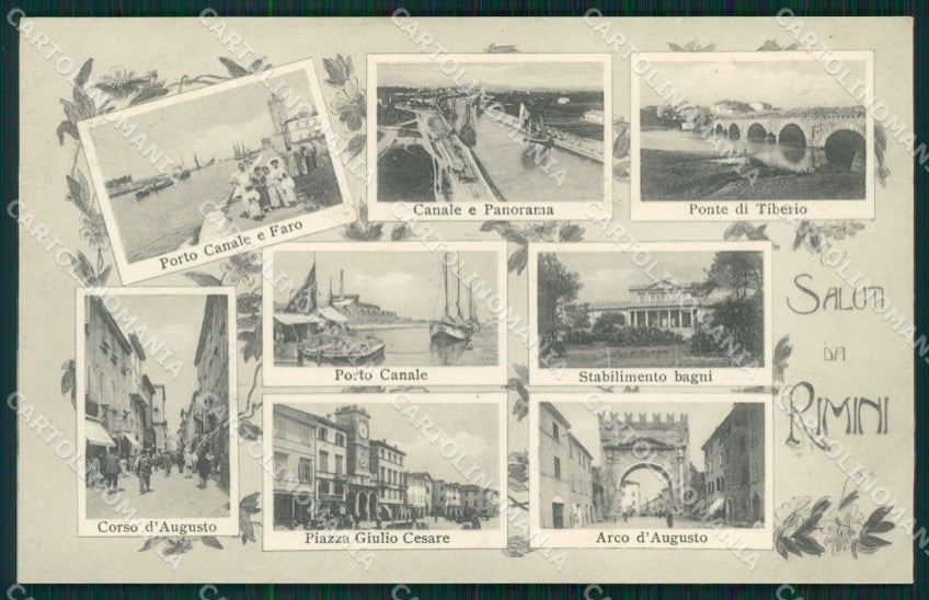 Rimini Città Saluti da cartolina QT3568 – fronte