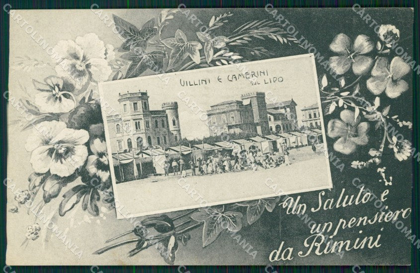 Rimini Città Saluti da cartolina QT3573 – fronte