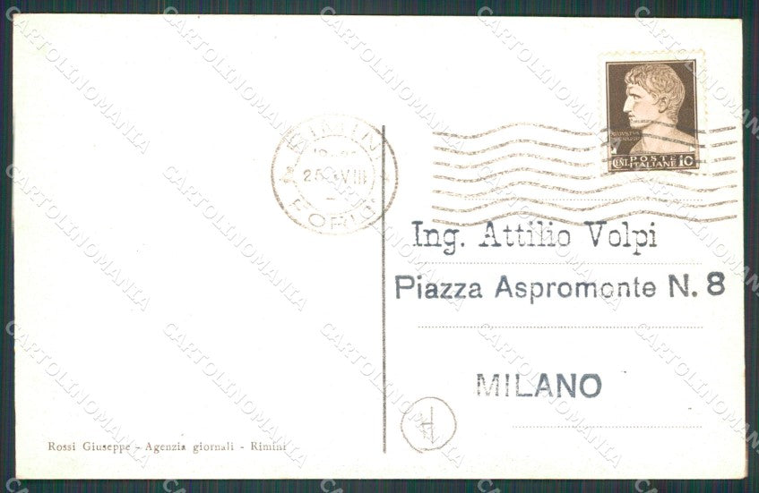 Rimini Città Saluti da cartolina QT3573 – retro