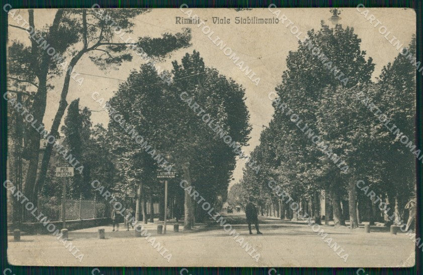 Rimini Città PIEGHINA cartolina QT3586 – fronte
