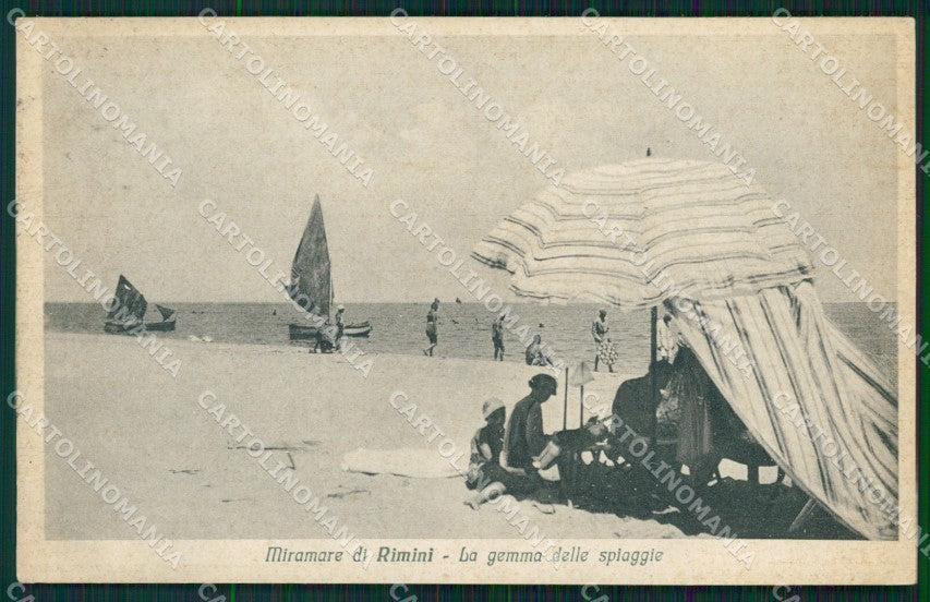 Rimini Miramare di cartolina QT3594 – fronte