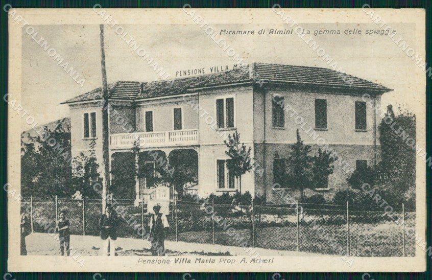 Rimini Miramare di cartolina QT3596 – fronte