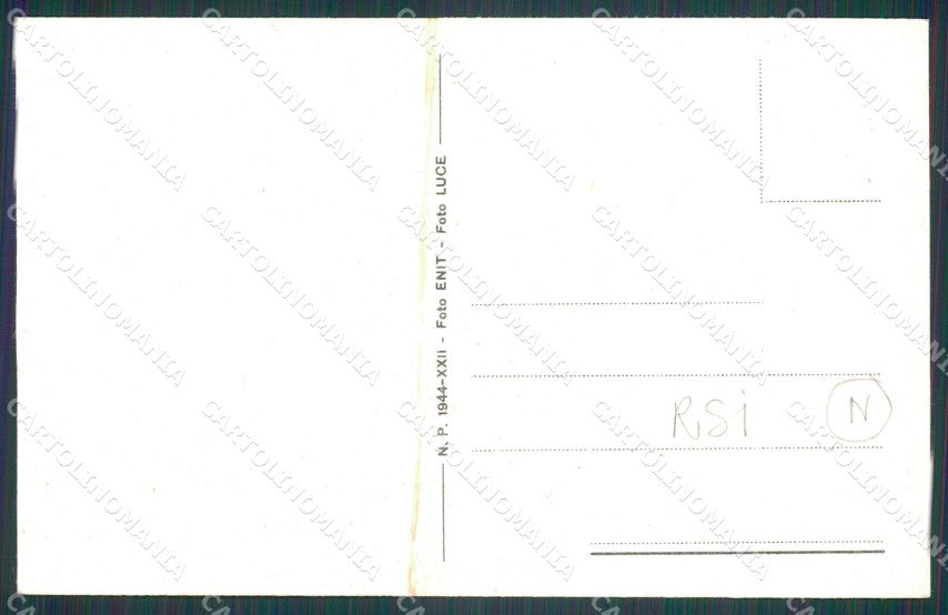 Rimini Città Tempio Maletestiano RSI cartolina QT3600 – retro