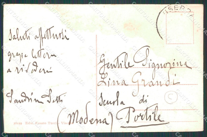 Rimini Viserba cartolina QT3601 – retro