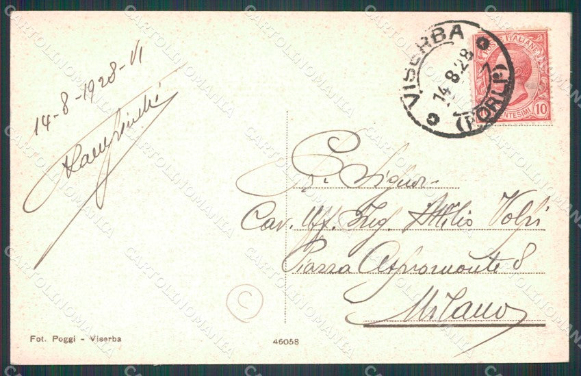 Rimini Viserba cartolina QT3606 – retro