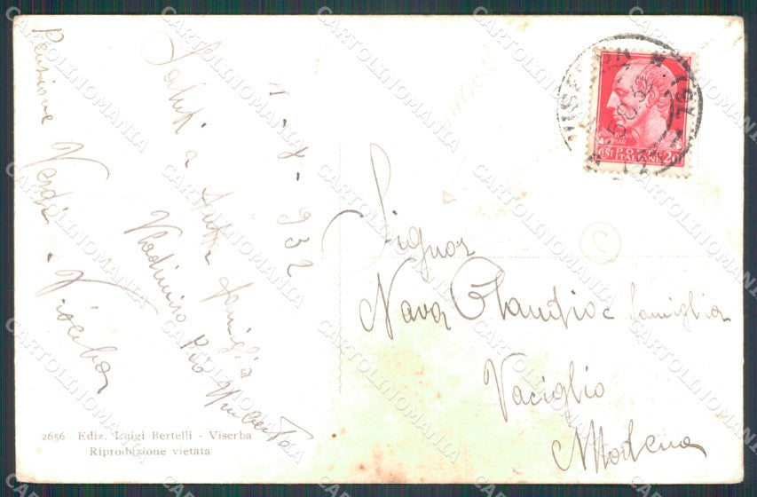 Rimini Viserba MACCHIA cartolina QT3610 – retro