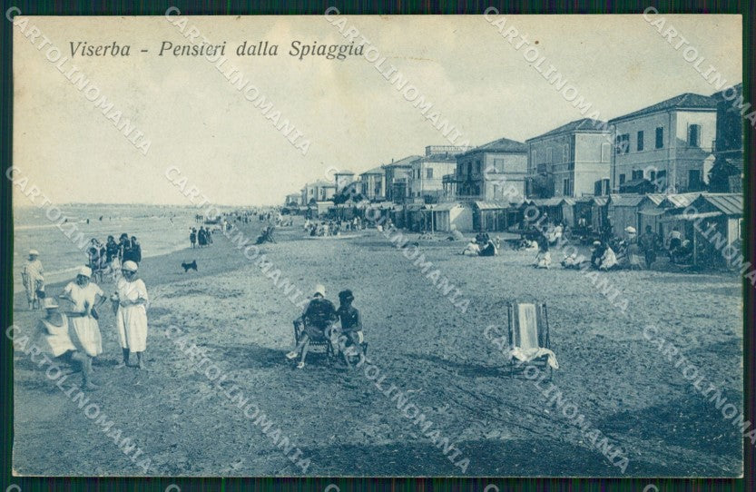 Rimini Viserba Spiaggia cartolina QT3630 – fronte