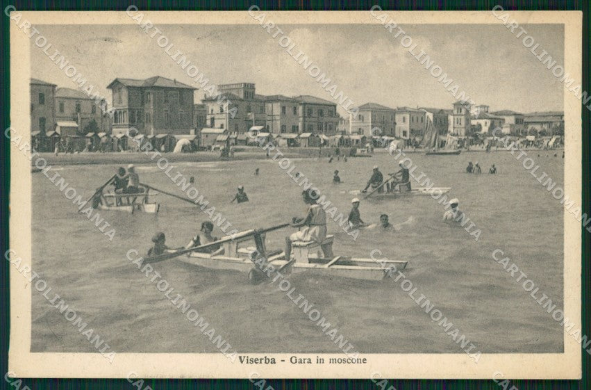 Rimini Viserba Spiaggia cartolina QT3650 – fronte