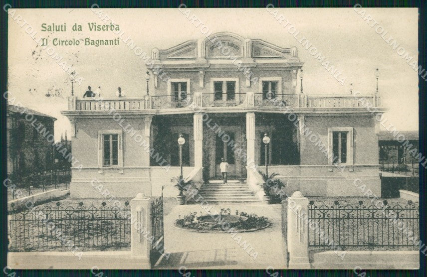 Rimini Viserba Circolo Bagnanti cartolina QT3676 – fronte