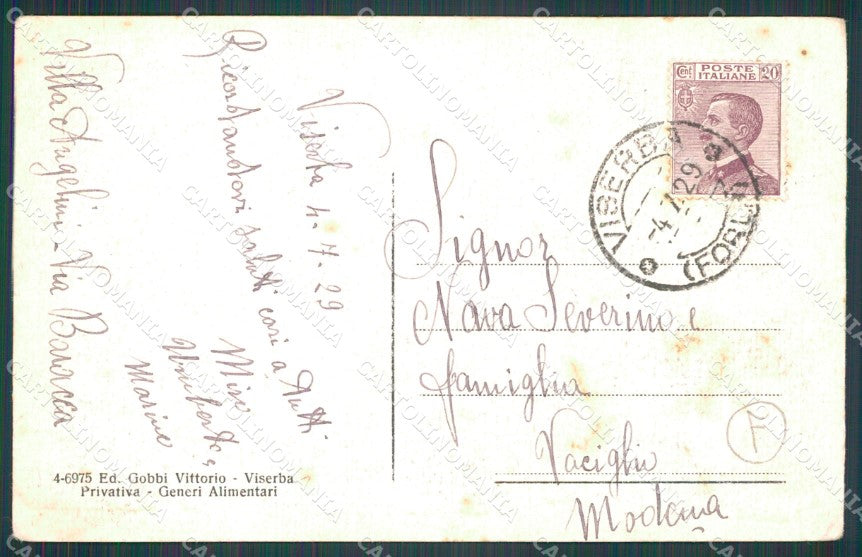 Rimini Viserba cartolina QT3677 – retro