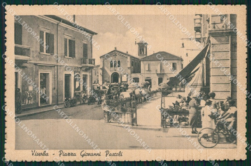 Rimini Viserba PIEGA cartolina QT3678 – fronte