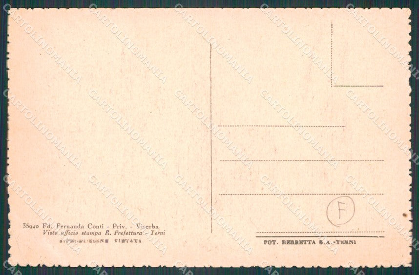 Rimini Viserba PIEGA cartolina QT3678 – retro