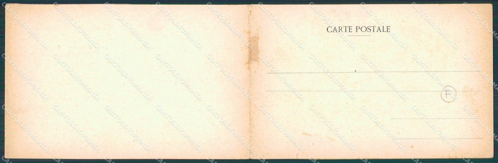 Rimini Città Spiaggia Doppia cartolina QT3680 – retro