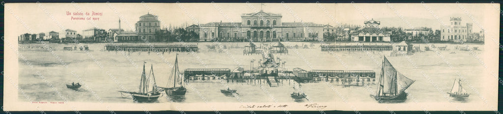 Rimini Città Tripla cartolina QT3681 – fronte