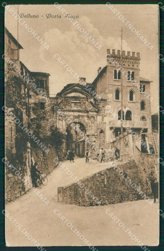 Belluno Città Porta Rugo cartolina QT3686 – fronte