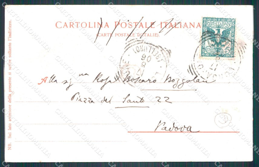 Belluno Città STRAPPINO cartolina QT3698 – retro