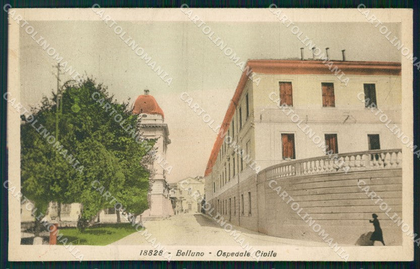 Belluno Città Ospedale Civile cartolina QT3702 – fronte