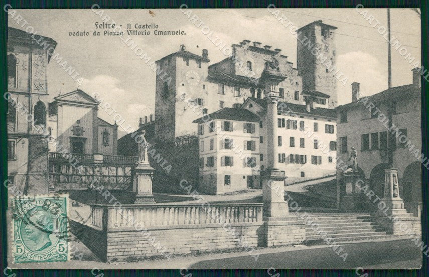 Belluno Feltre Castello cartolina QT3732 – fronte