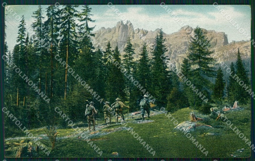 Belluno Cortina d'Ampezzo Alpinismo cartolina QT3749 – fronte