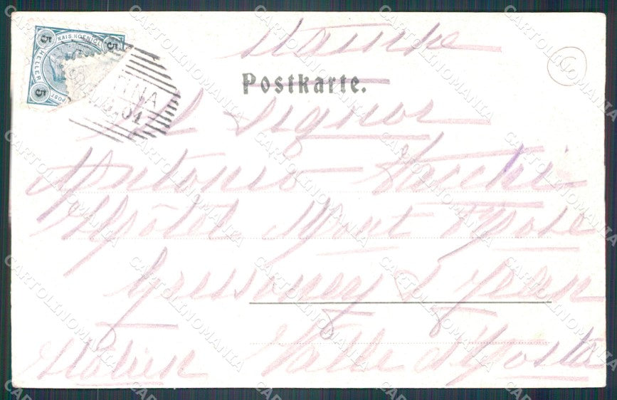 Belluno Cortina d'Ampezzo cartolina QT3750 – retro