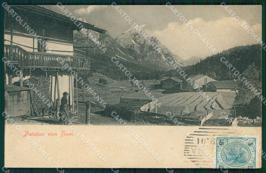 Belluno Cortina d'Ampezzo Mone Antelao cartolina QT3758 – fronte