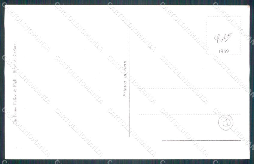 Belluno Cortina d'Ampezzo Costumi ANGOLINO SCOLLATO cartolina QT3763 – retro